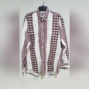 Cowboy's Turtle Association Western, Barn, Plaid Short Size XL